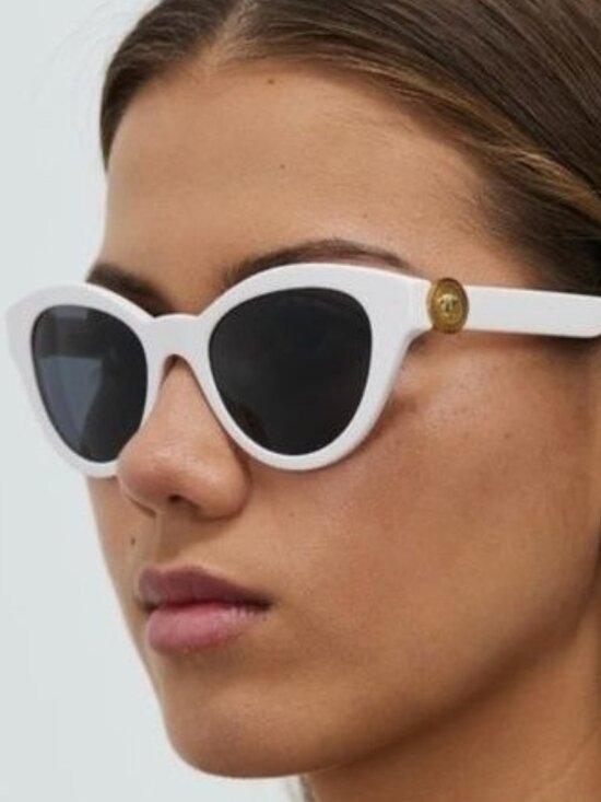VERSACE Sunglasses VE4435  Optic White Medusa Cat Eye main image 9